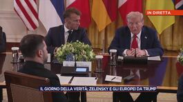 Il confronto tra Donald Trump, Volodymyr Zelensky e i leader europei in diretta da Washington thumbnail