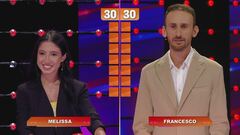 La prova 7x30: Melissa vs Francesco