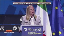 L'estate di Giorgia Meloni: tra diplomazia e problemi italiani thumbnail