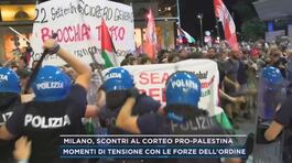 Milano, scontri al corteo pro-Palestina thumbnail