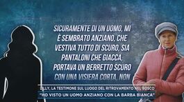 Lilly, la testimone sul luogo del ritrovamento nel bosco thumbnail