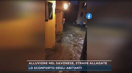Alluvione nel Savonese, strade allagate thumbnail