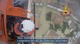 Meda, mamma e figlia salvate dall'esondazione thumbnail