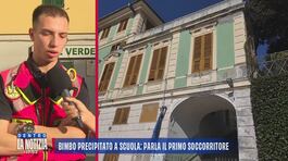 Bimbo precipitato a scuola: parla il primo soccorritore thumbnail