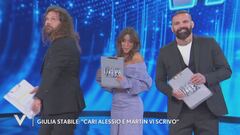 Giulia Stabile: "Cari Alessio e Martin… vi scrivo"