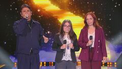Valentina Basile, mamma Francesca e Sal Da Vinci in "Tu si' 'na cosa grande"
