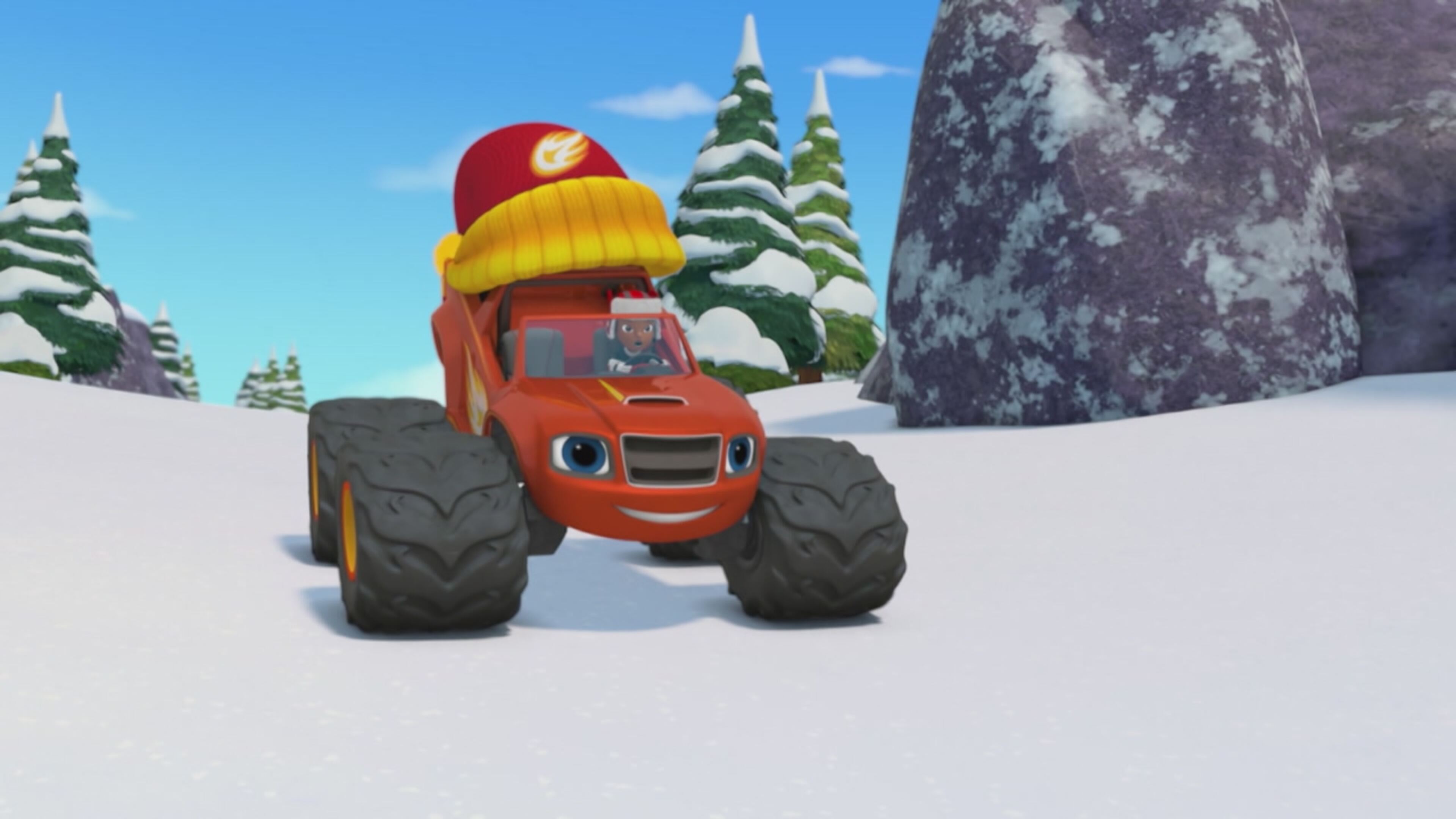 La gara del super pupazzo di neve