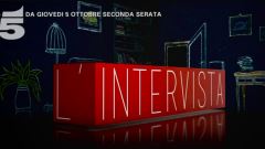 "L'Intervista" torna giovedì 5 ottobre