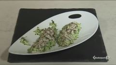 Filetto di pesce zucchine e mandorle