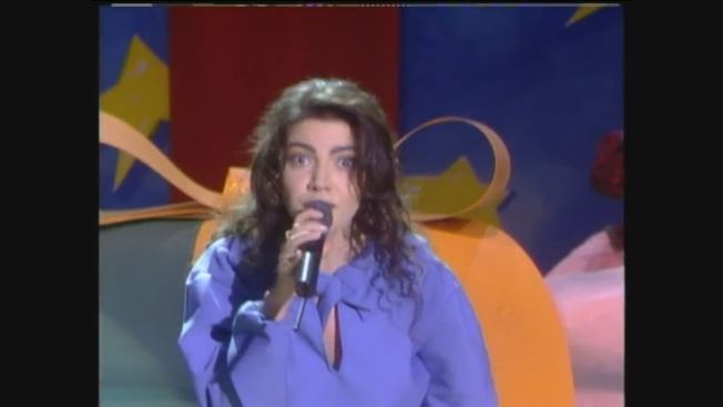 Cristina D'Avena canta la sigla di "Ti voglio bene Denver" a Bim Bum Bam