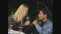 Michelle Hunziker e Walter Nudo brindano per l'ultima puntata di Colpo di fulmine
