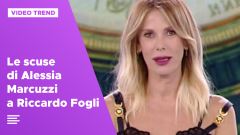 Le scuse di Alessia Marcuzzi a Riccardo Fogli