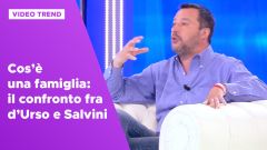 Cos'è una famiglia: il confronto fra d'Urso e Salvini
