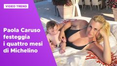 Paola Caruso festeggia i quattro mesi di Michelino