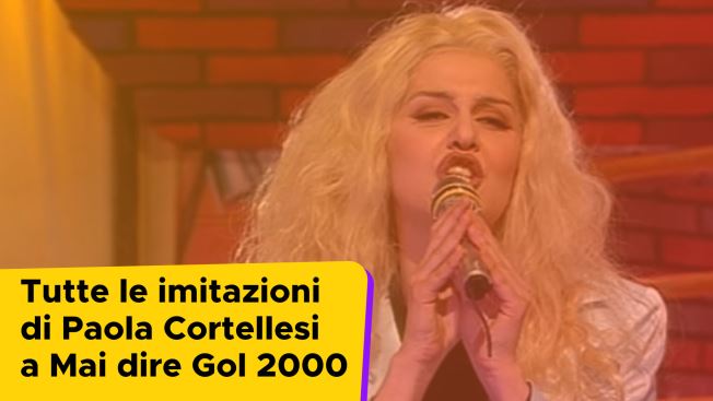 Tutte le imitazioni di Paola Cortellesi a Mai dire Gol 2000