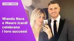 Wanda Nara e Mauro Icardi celebrano i loro successi