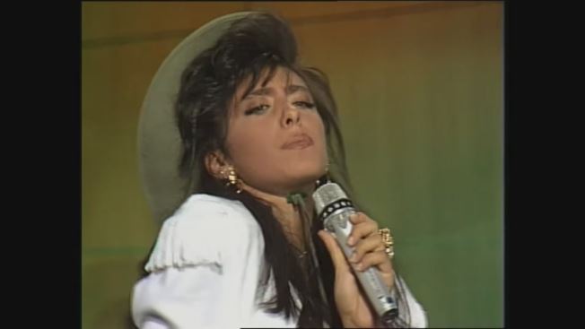 Sabrina Salerno canta "Gringo" a Superclassifica Show 1989