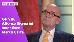 GF VIP, Alfonso Signorini smentisce Marco Carta