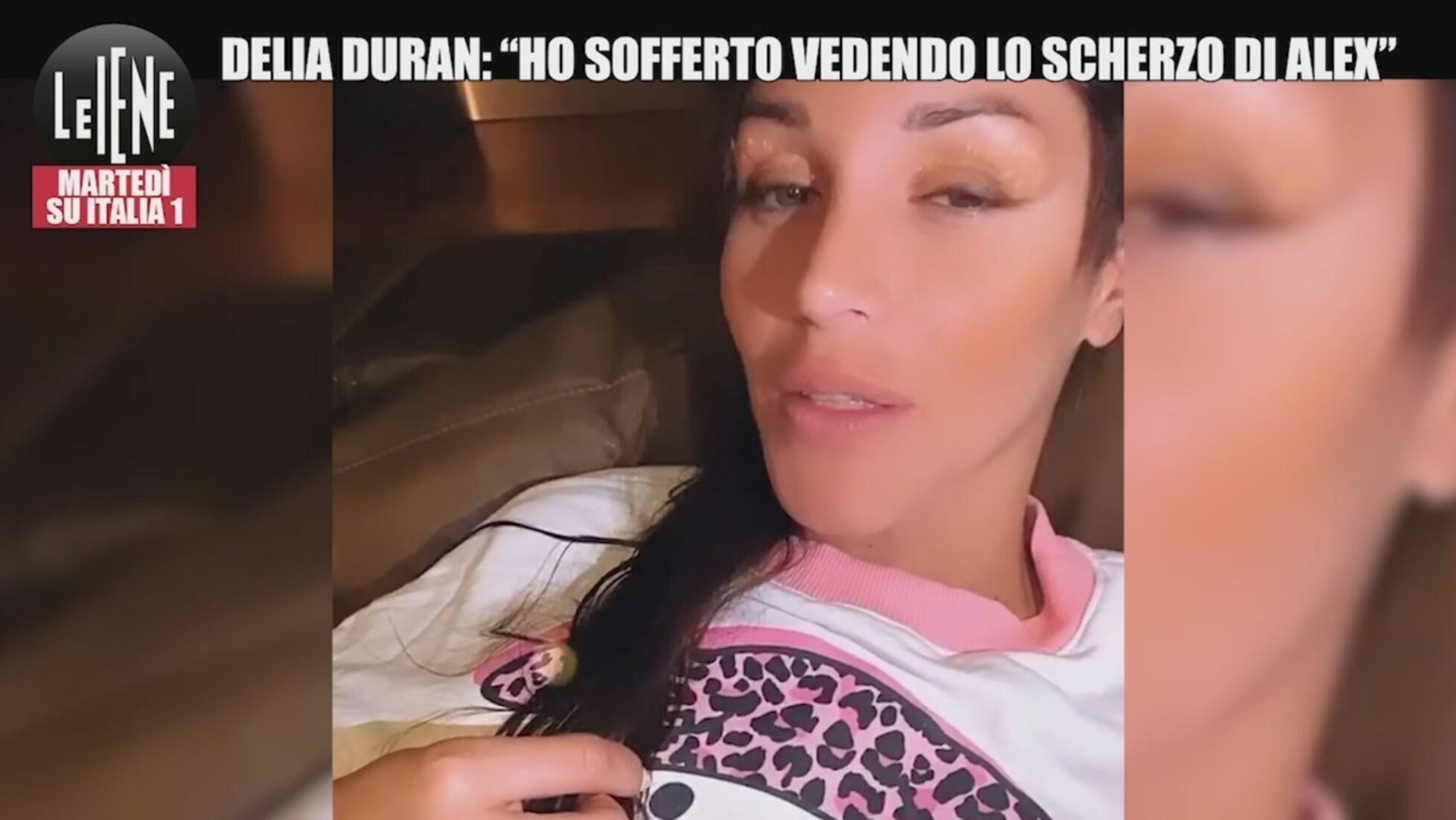 Le Iene: Delia Duran dopo lo scherzo di Alex Belli: Ho sofferto  rivedendomi | VIDEO Video | Mediaset Infinity