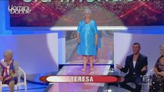 Teresa sfila...