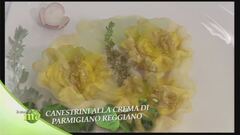 Canestrini con pasta brisè e crema di Parmigiano