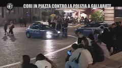 Coprifuoco, cori contro la polizia a Gallarate: giovani assembrati in piazza | VIDEO