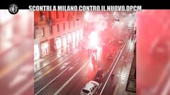 Manifestazione a Milano contro il nuovo Dpcm: molotov, corteo e tensioni in centro | VIDEO