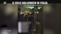 Folle Halloween da Milano a Napoli: assembramenti, feste e discoteche improvvisate | VIDEO