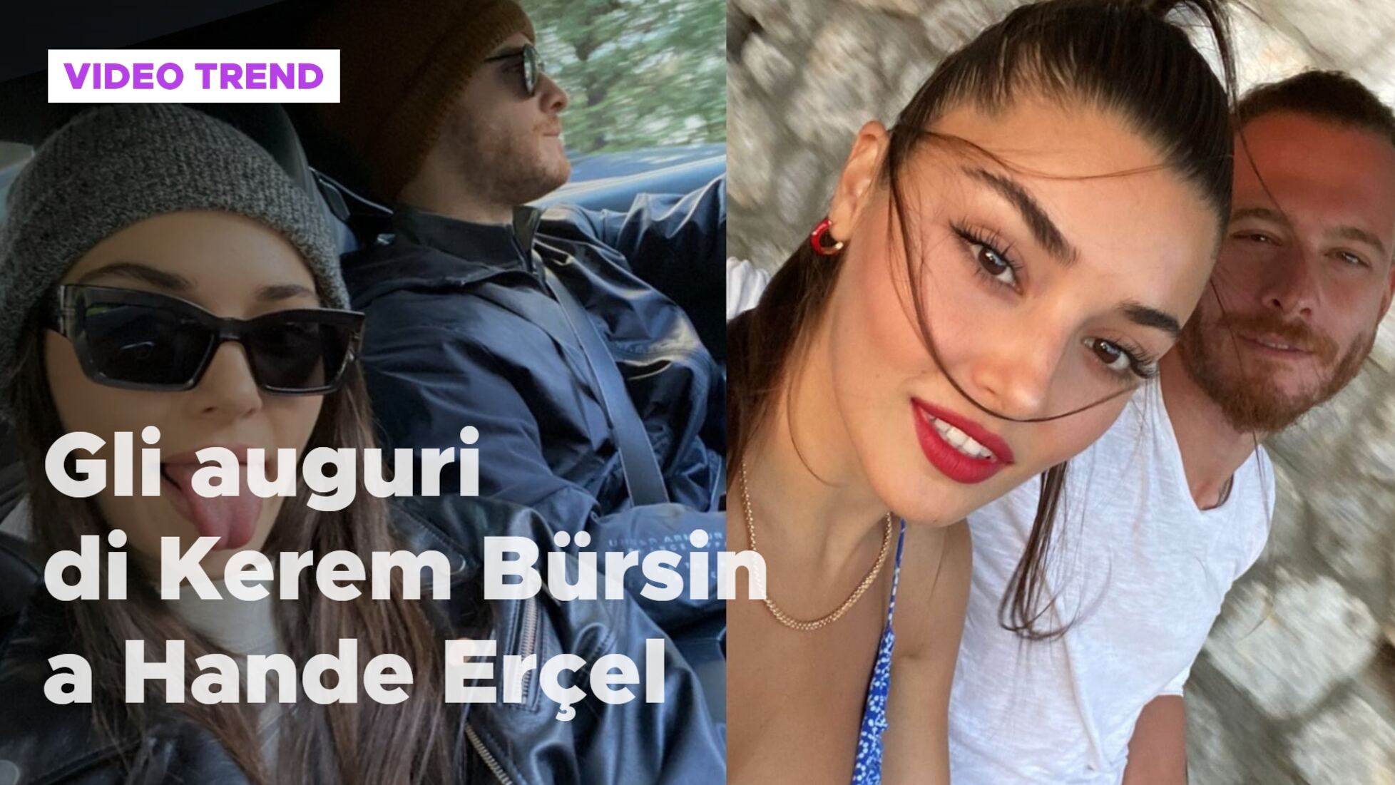 Love is in the air: Gli auguri di Kerem Bursin a Hande Ercel Video |  Mediaset Infinity