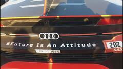 Audi RS Q e-Tron alla partenza