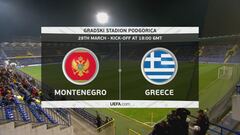 Montenegro-Grecia: partita integrale