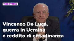 Vincenzo De Luca a Zona Bianca, tra guerra in Ucraina e reddito di cittadinanza