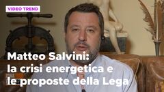 Matteo Salvini a Zona Bianca, la crisi energetica e le proposte della Lega
