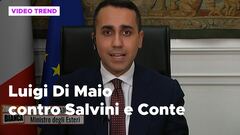 Luigi Di Maio contro Matteo Salvini e Giuseppe Conte