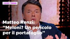 Matteo Renzi a Controcorrente: "Meloni è un pericolo per il portafoglio"