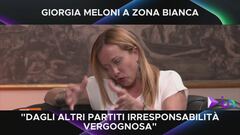 Giorgia Meloni: "Dagli altri partiti irresponsabilità vergognosa"