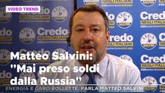 Matteo Salvini: "Mai chiesto o preso soldi dalla Russia"