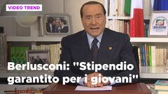 Silvio Berlusconi: "Stipendio minimo garantito per i giovani"