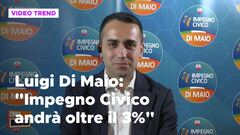 Luigi Di Maio: "Impegno Civico andrà ben oltre il 3%"