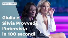Silvia e Giulia Provvedi, l'intervista in 100 secondi