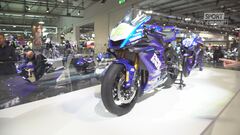Le moto da corsa della Yamaha