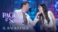 Il backstage di Pago e Serena