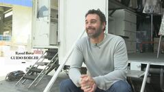 Raoul Bova e Maria Chiara Giannetta sul set