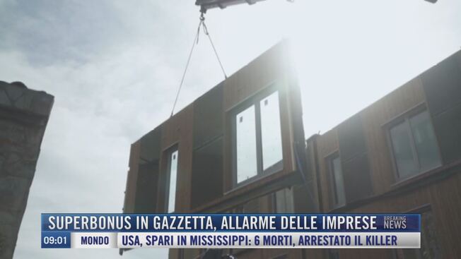 Breaking News Delle Superbonus In Gazzetta Allarme Delle Imprese Tgcom Video