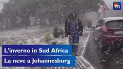 L'inverno in Sud Africa, nevica a Johannesburg