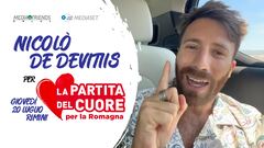 Nicolò De Devitiis per "La Partita del Cuore per la Romagna"