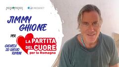 Jimmy Ghione per "La Partita del Cuore per la Romagna"
