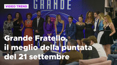 Grande Fratello, il meglio della puntata del 21 settembre
