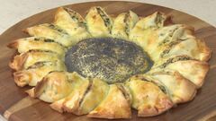 Torta girasole con le coste