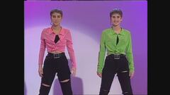 A Non è la Rai 1994 le gemelle Costanzo cantano "Io ti amo suppergiù"
